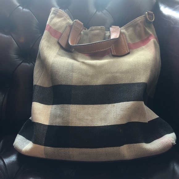 Burberry Canvas Tote - Picture 4 of 5